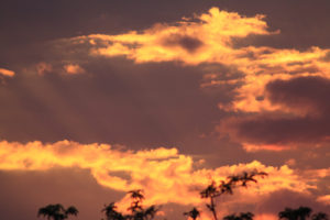 Clouds at sunset